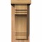 Ekena Millwork Pescadero Smooth Corbel w/Backplate, Western Red Cedar, 5 1/2"W x 8"D x 12"H COR06X08X12PEC01SWR - alternate 4